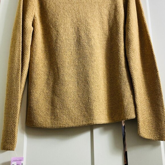 NEW Eileen Fisher Ginger Textured Top | Minimalist Classic - Picture 2 of 4